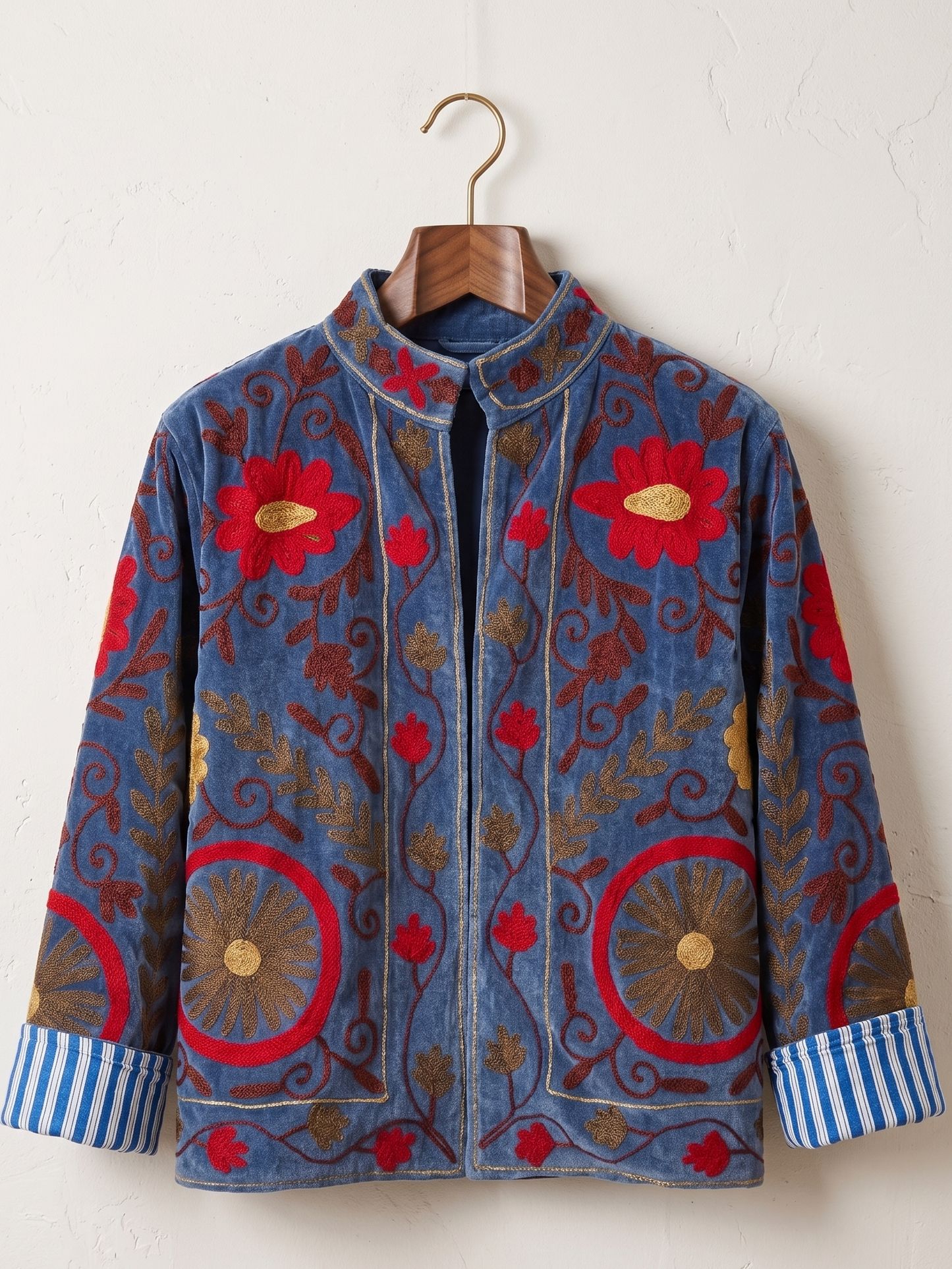 Cotton Velvet Quilted Jacket