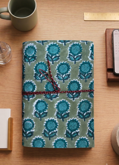 Floral Buti Cotton Fabric Journals