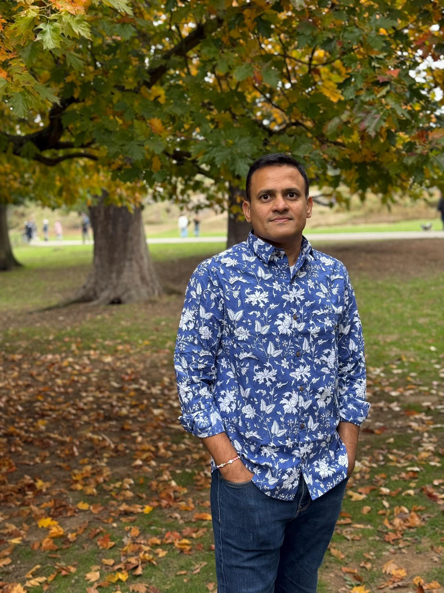 Hand Block Printed Cotton Shirt: The Cotswold | Artisan Indian Floral Craft