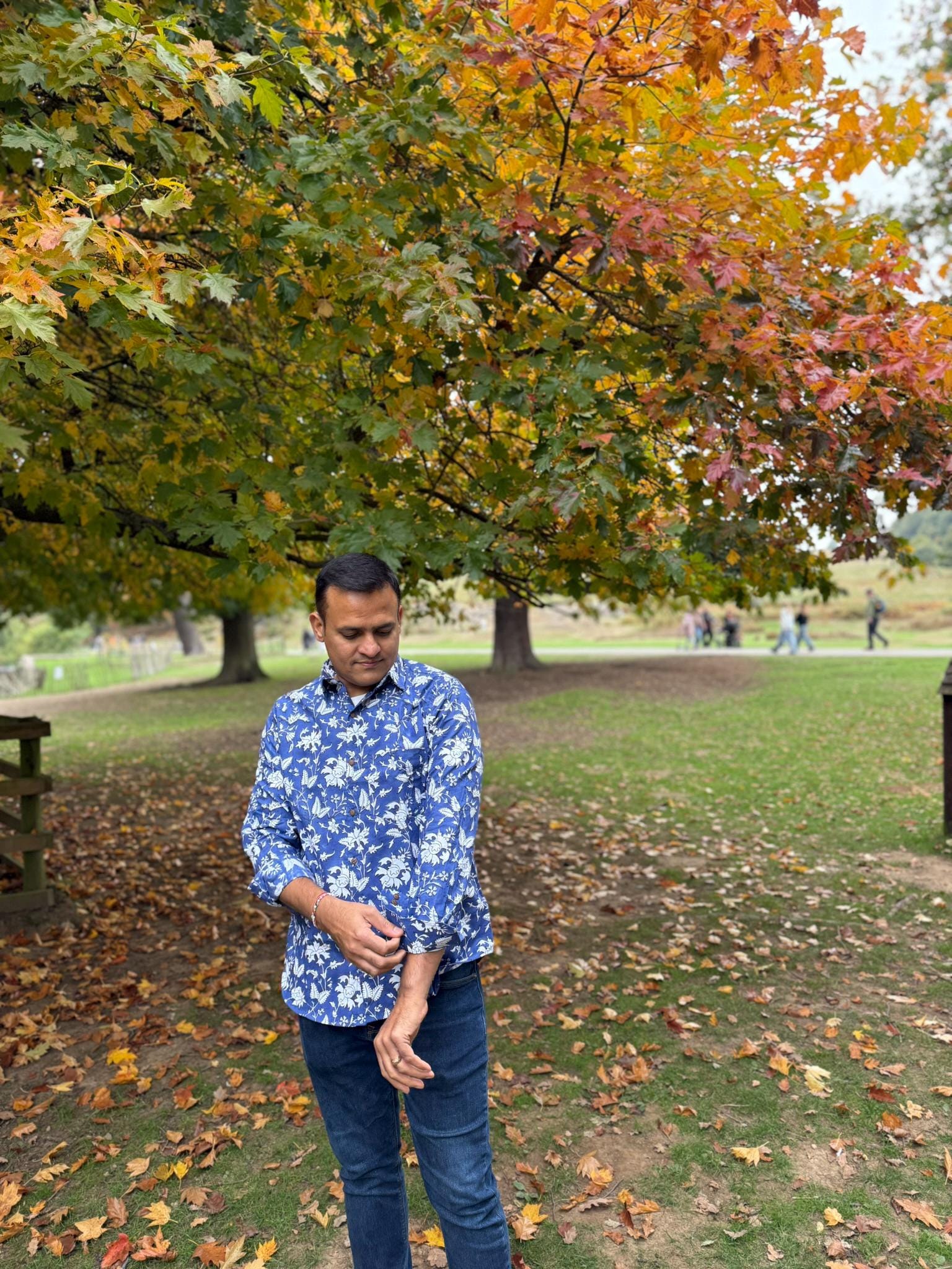 Hand Block Printed Cotton Shirt: The Cotswold | Artisan Indian Floral Craft