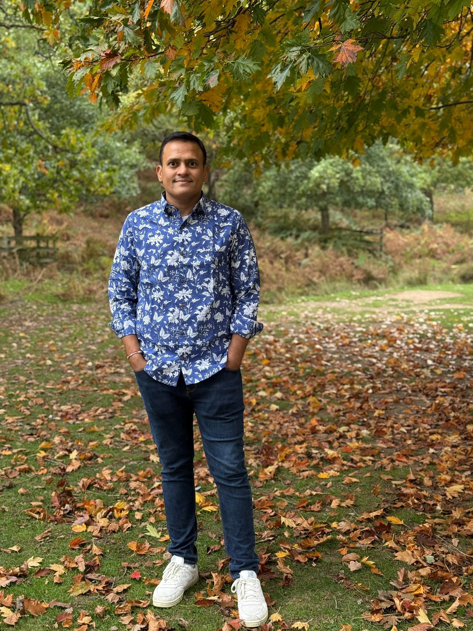 Hand Block Printed Cotton Shirt: The Cotswold | Artisan Indian Floral Craft