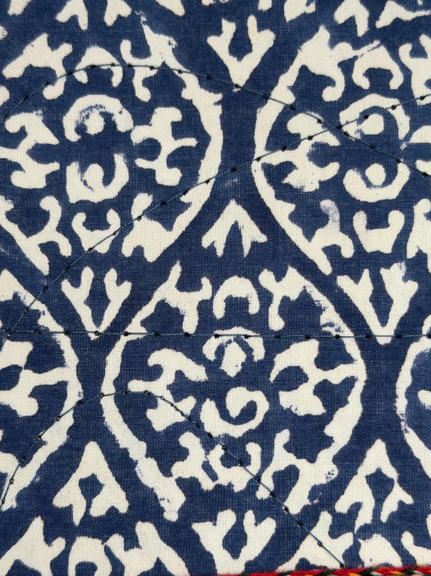 Handmade Journals, Pure Cotton, Wood Block Print, Recycled Paper, Thread Tie | 9x6 Pattern