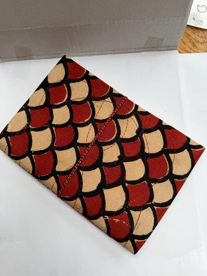 Handmade Journals, Pure Cotton, Wood Block Print, Recycled Paper, Thread Tie | 9x6 Pattern
