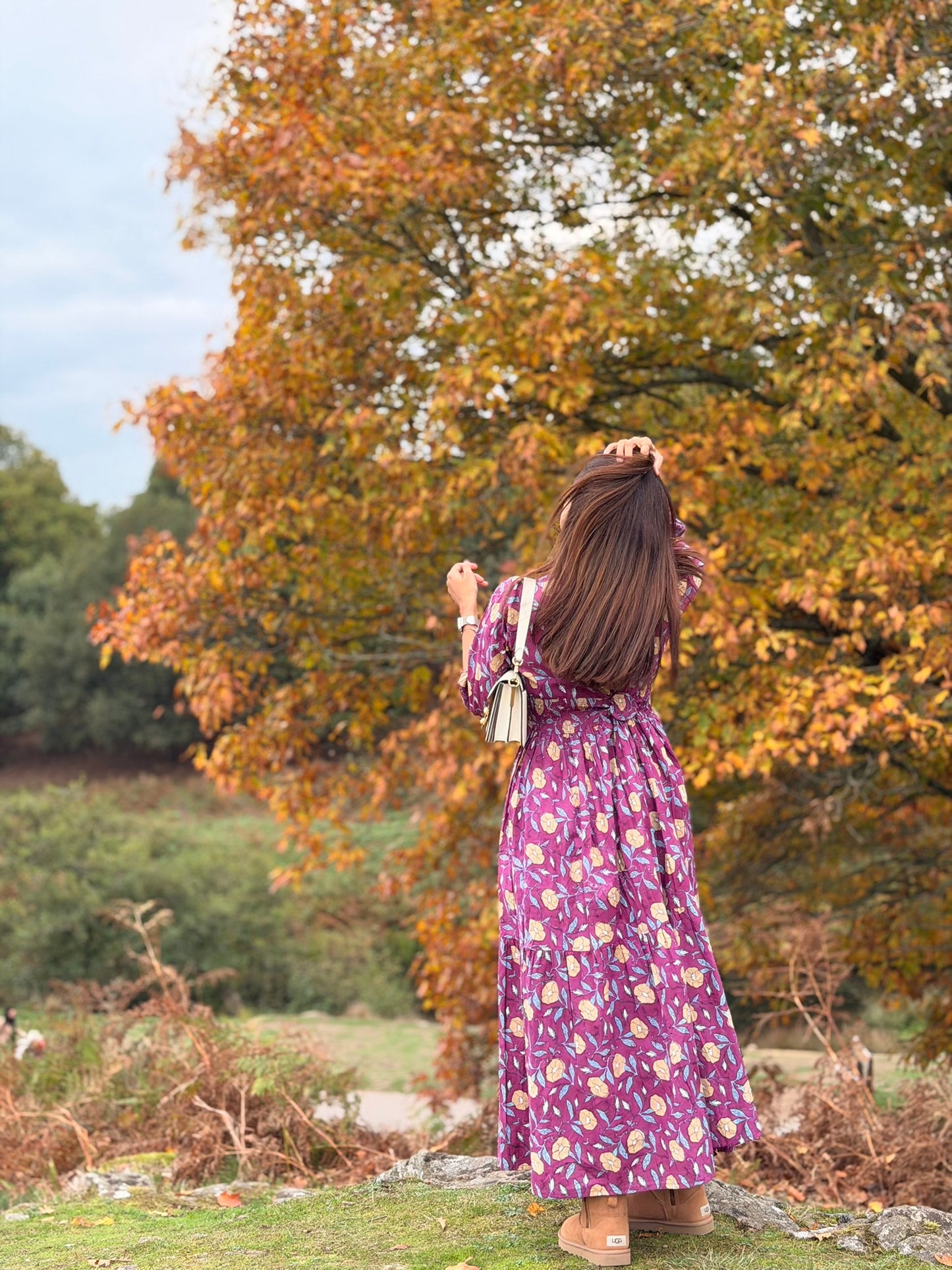 Mulberry Meadow Maxi Dress