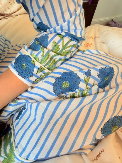 Sagarika Long Cotton Pyjama Set