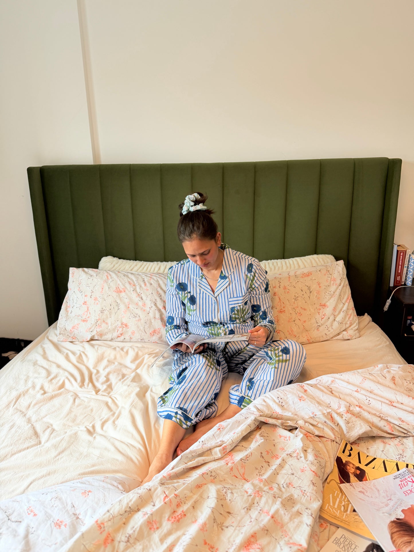 Sagarika Long Cotton Pyjama Set
