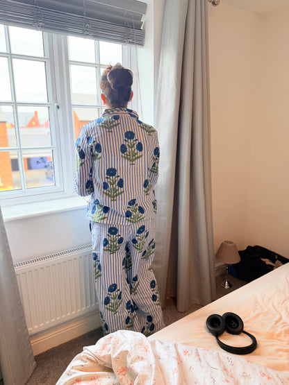 Sagarika Long Cotton Pyjama Set