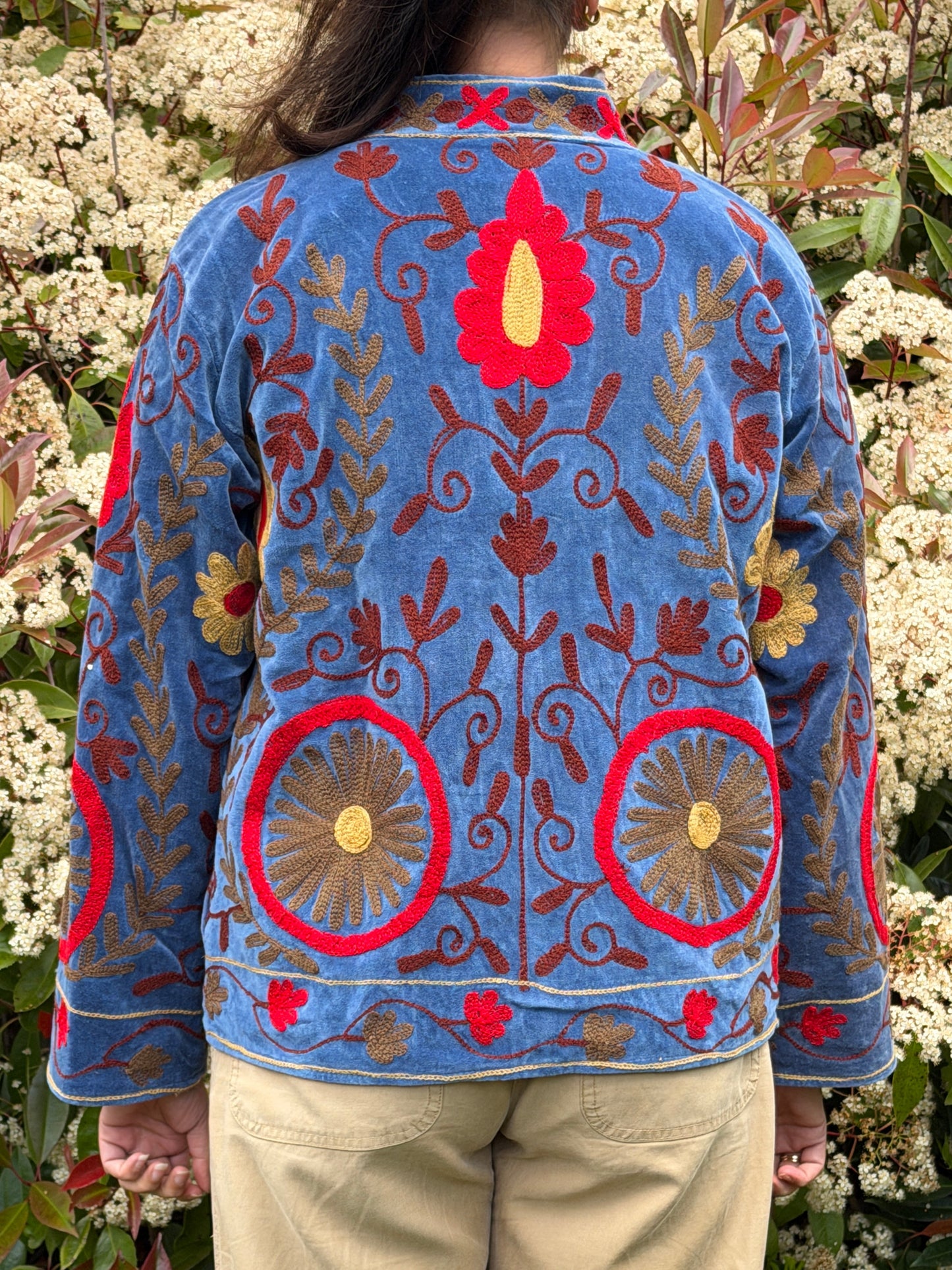 Cotton Velvet Quilted Jacket