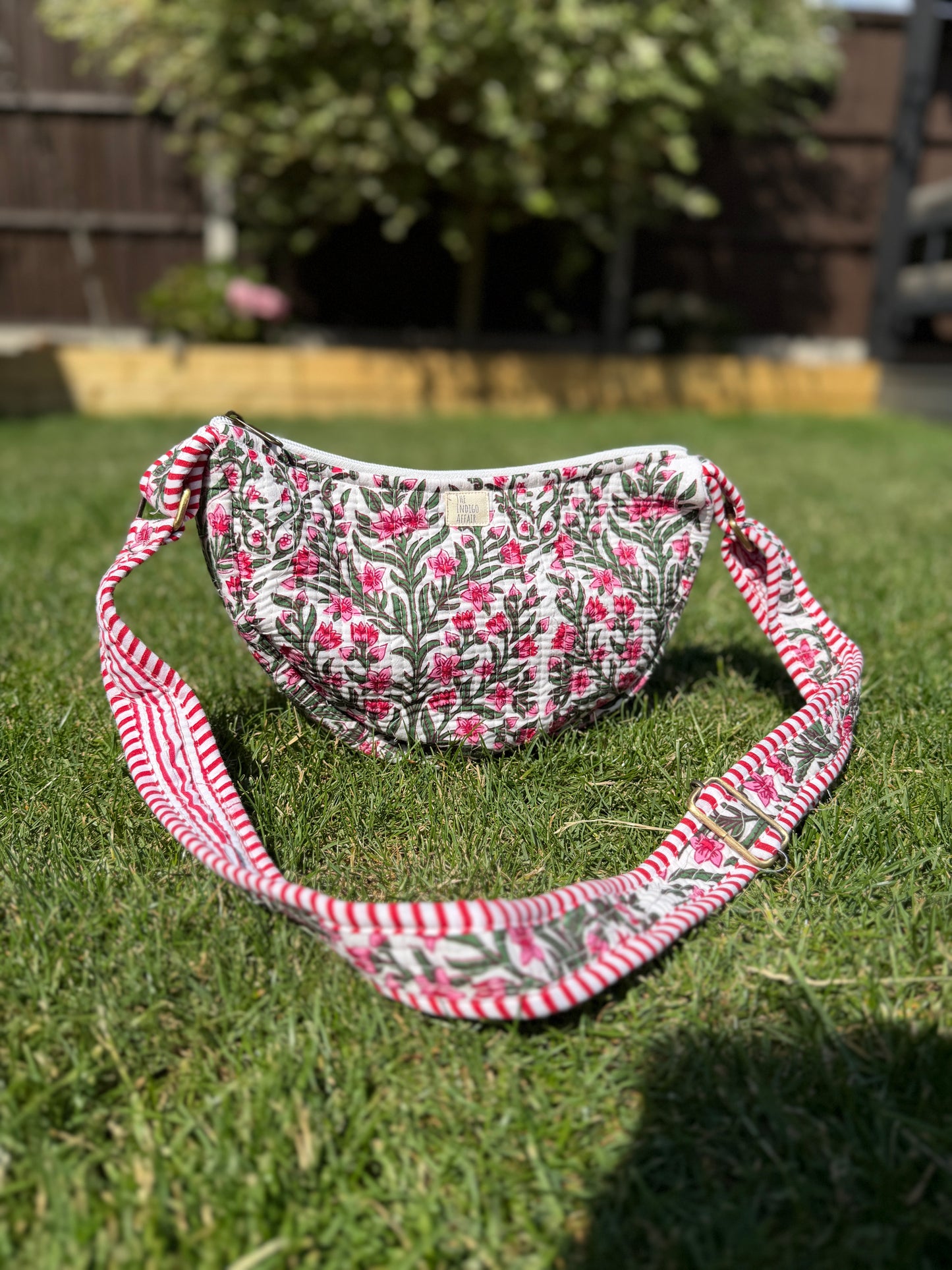 Petal & Vine Jaipur Half Moon Bag