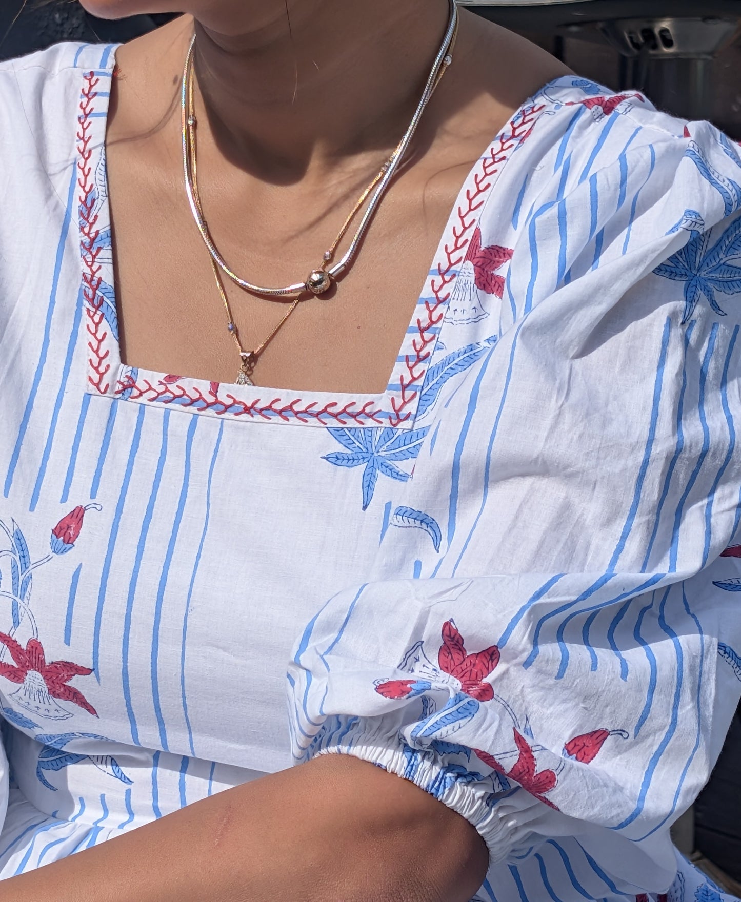 Garden Cotton Midi Dress