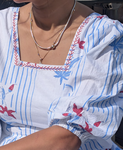 Garden Cotton Midi Dress