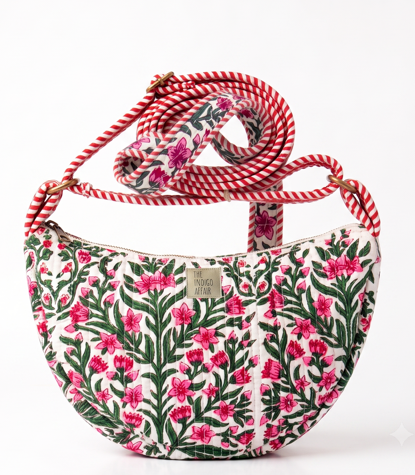 Petal & Vine Jaipur Half Moon Bag